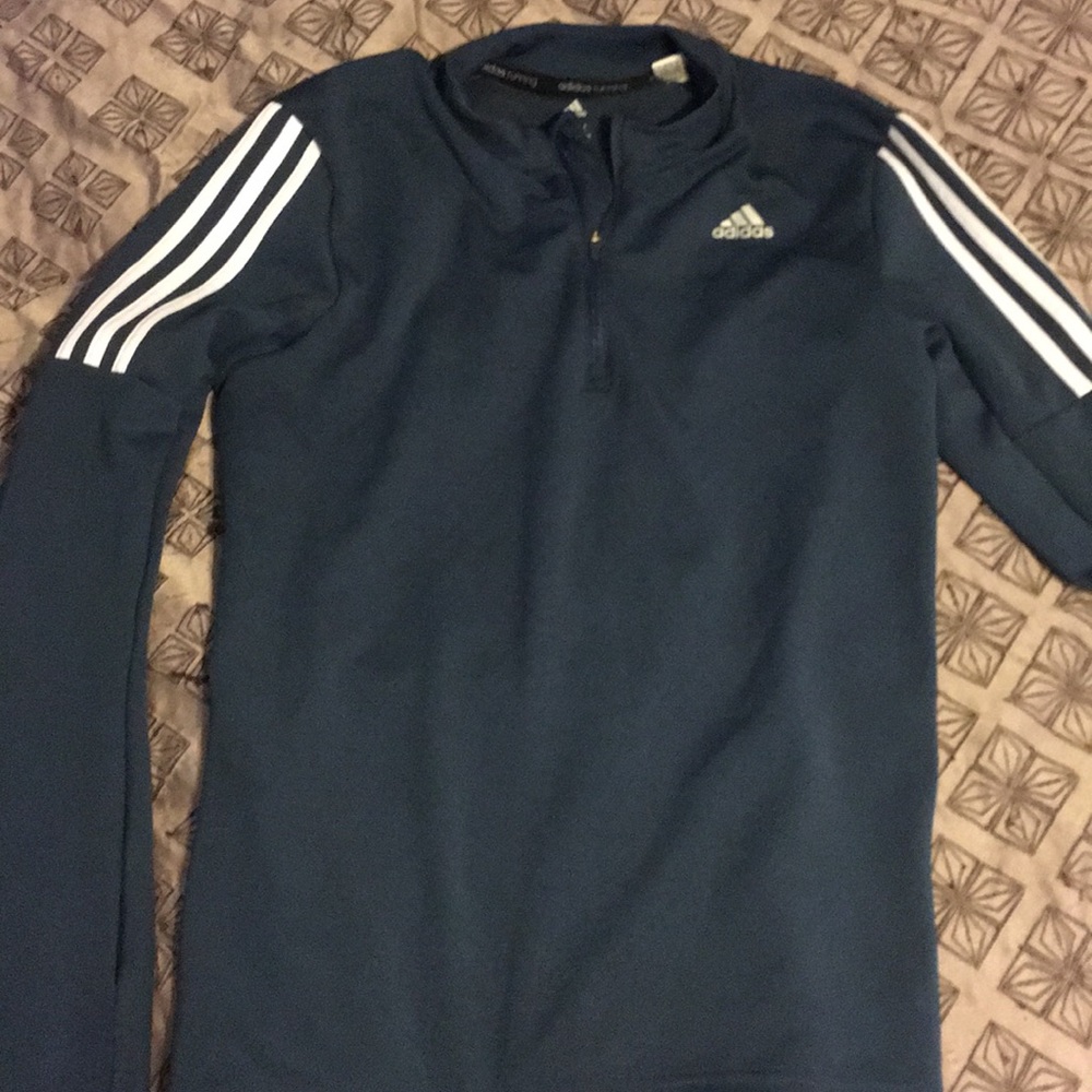 New Adidas Half Zip Pullover